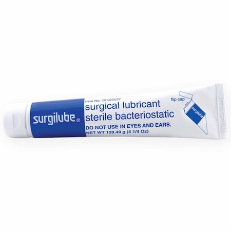 Surgilube Lubricating Jelly - Carbomer free 4.25 oz. Tube Sterile, 72PK 281020537